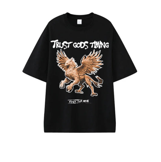 TRUST GOD'S TIMING - Griffin Guardian Tee