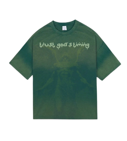 TRUST GOD’S TIMING - Abstract Strength Tee