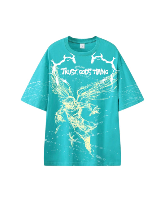 TRUST GOD’S TIMING - Celestial Flight Tee