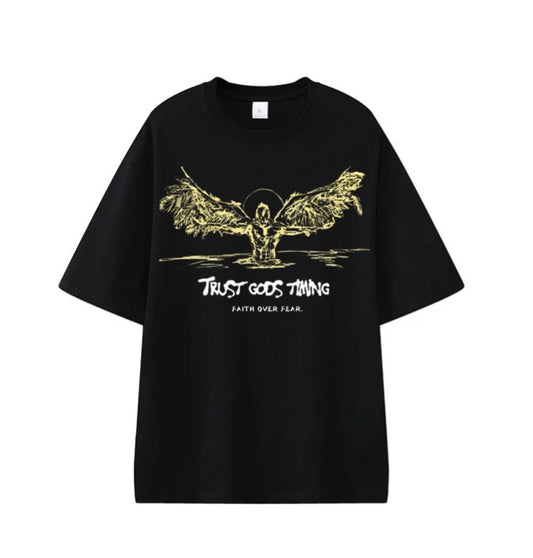 TRUST GOD’S TIMING - Ascending Angel Tee