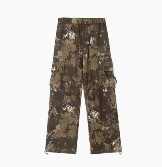 Camouflage Print Cargo Pants – TRUST GOD'S TIMING